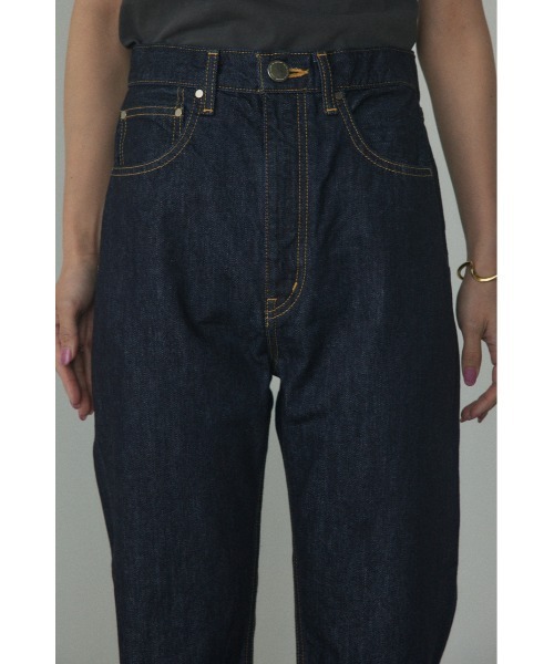 【新品】 MOUSSY デニム 23 ダークブルー ローライズ 未使用　濃紺 AZUL BY MOUSSY ローライズベーシックスキニーデニム ダーク