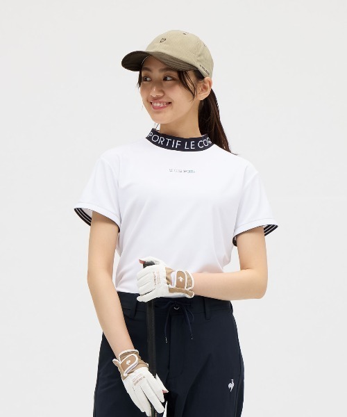 le coq sportif GOLF tシャツ 「ワイドシルエット」モックネック