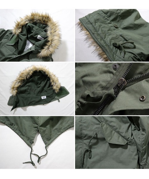 HOUSTON モッズコート コート ヒューストン M-65 PARKA マルチ