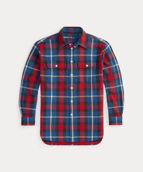 POLO RALPH LAUREN レディースシャツ　ブラウス　長袖　チェック柄 POLO RALPH LAUREN ブラウス シャツ リラックス フィット