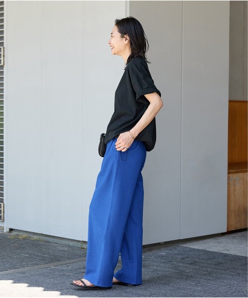 ジャーナルスタンダード シャーリングTシャツ ブラック系その他 JOURNAL STANDARD tシャツ 「追加」シャーリングTシャツ