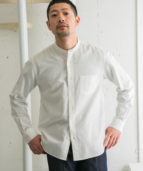 「URBAN RESEARCH ROSSO MEN」 長袖シャツ LARGE ホワイト メンズ_画像8