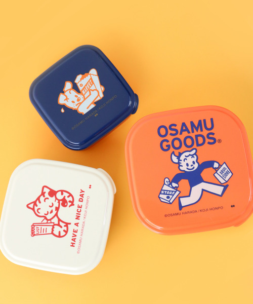 弁当箱 「OSAMU GOODS/オサムグッズ」シールランチ３Ｐ HAVE A NICE DAY | ブランド登録なし