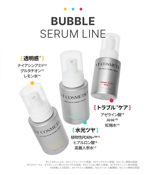 VT（ブイティー） 美容液 オイル クリーム ナイアシンアミド