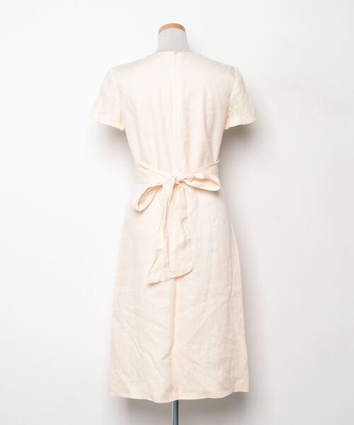 「VALENTINO」 半袖ワンピース 38 オレンジ レディース_画像2