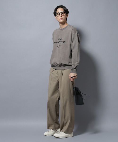 NANO universe（ナノ・ユニバース） トレーナー スウェット