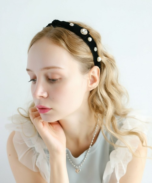 Lady Rora カチューシャ マリー リボンカチューシャ : ZOZOTOWN Yahoo