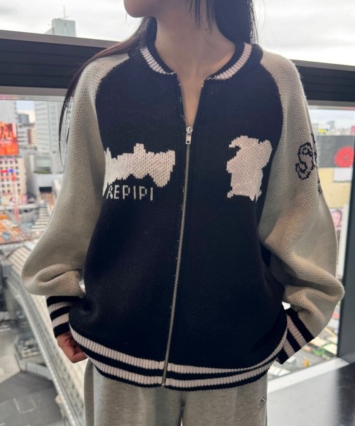 repipi armario（レピピアルマリオ） ニット セーター ルーズニット