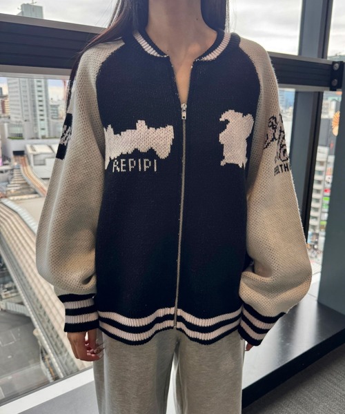 repipi armario（レピピアルマリオ） ニット セーター ルーズニット