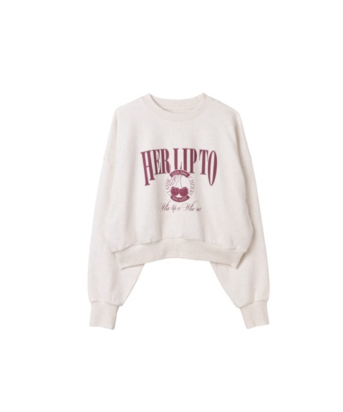 トップス Classic Cherry Sweatshirt Herlipto Her lip to トレーナー スウェット Classic Cherry Sweatshirt