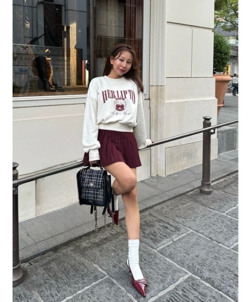 Her lip to トレーナー スウェット Classic Cherry Sweatshirt