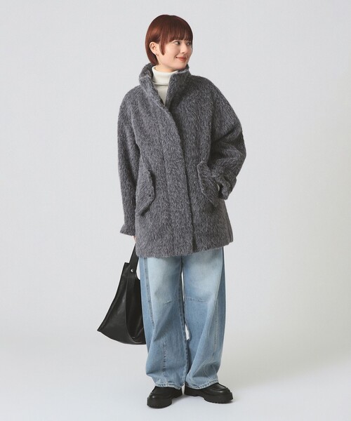 Ray BEAMS（レイ ビームス） ステンカラーコート コート シャギー