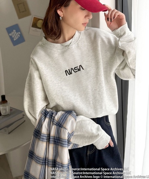 NASA トレーナー スウェット 「JaVaジャバコラボ」数量限定！シンプル