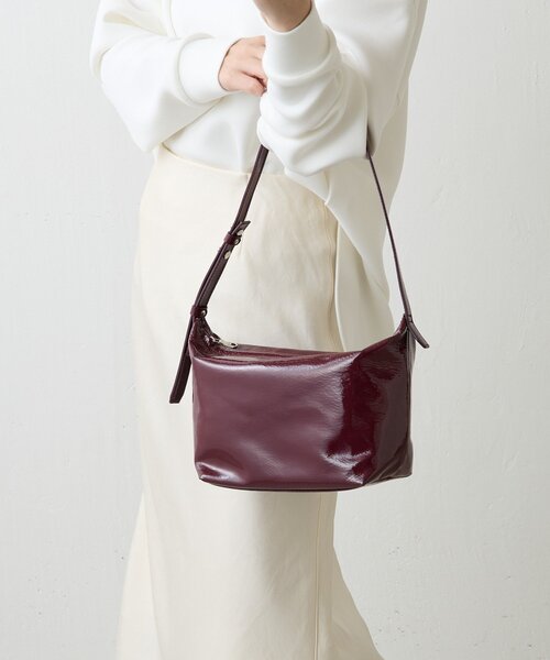 ラシット（russet）/エナメルワンショルダーバッグ(CE−1635) russet（ラシット） ショルダーバッグ バッグ エナメルワンショルダー