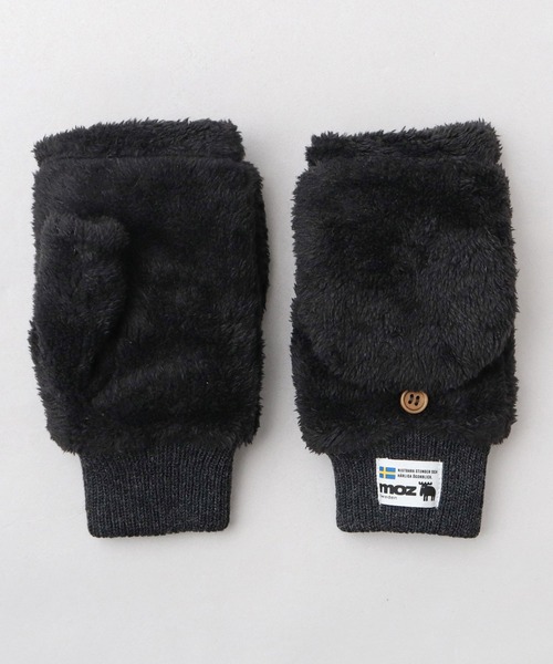 moz（モズ） 手袋 ファーミトングローブ 親指フィンガーレス