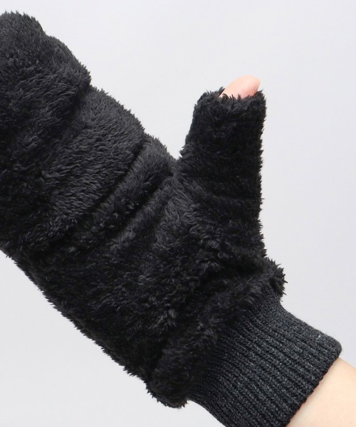 moz（モズ） 手袋 ファーミトングローブ 親指フィンガーレス