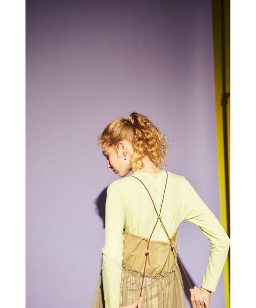 「CAST:」 キャミソールワンピース M ベージュ レディース_画像5