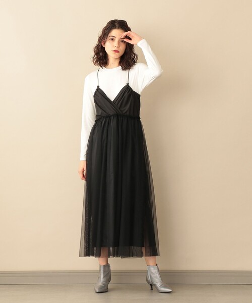 「CAST:」 キャミソールワンピース M ベージュ レディース_画像8