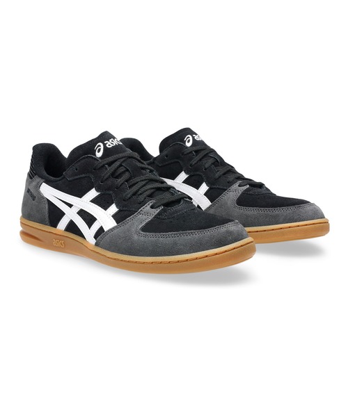 ASICS（アシックス） ローカットスニーカー 24 ブラック×ホワイト