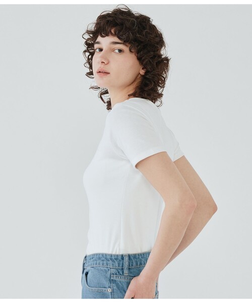 「PETIT BATEAU」 半袖Tシャツ X-SMALL ネイビー レディース_画像7