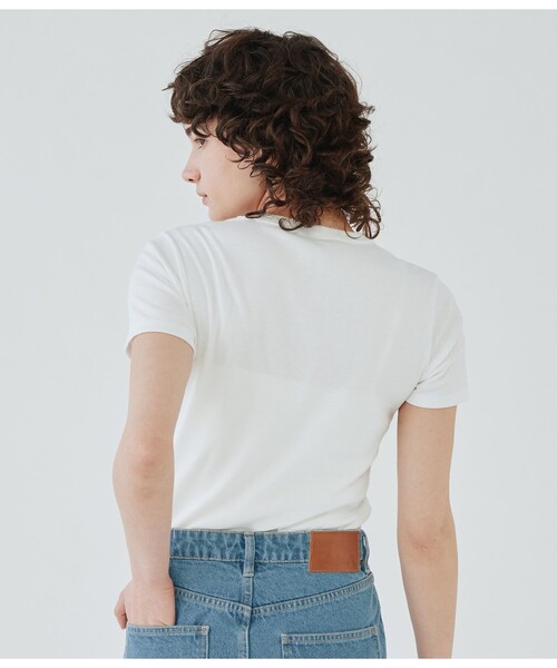 「PETIT BATEAU」 半袖Tシャツ X-SMALL ネイビー レディース_画像8