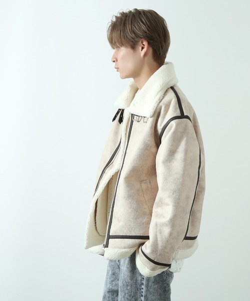 「improves」 「suggestion」ブルゾン MEDIUM アイボリー メンズ_画像3
