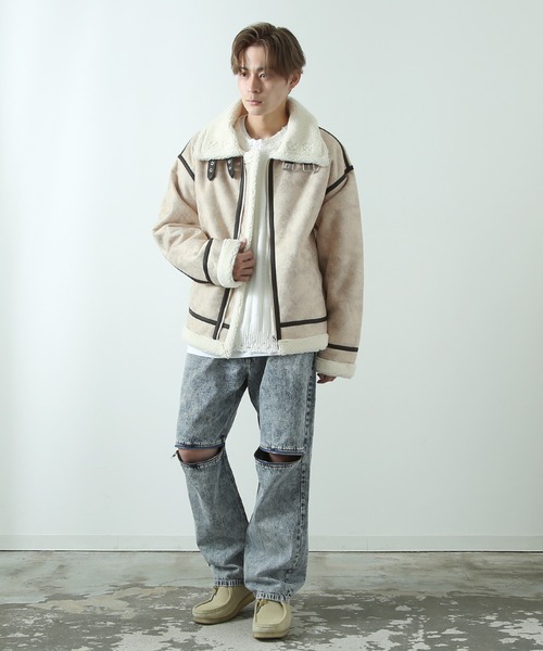 「improves」 「suggestion」ブルゾン MEDIUM アイボリー メンズ_画像6