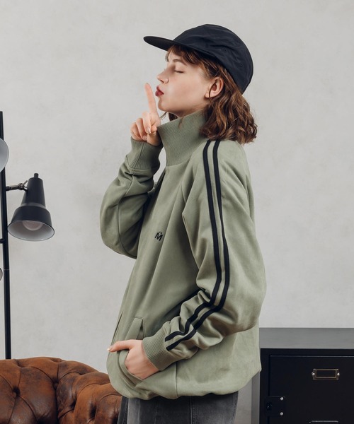 MUHET（ミュエータ） ジャージブルゾン X-LARGE ダークブラウン