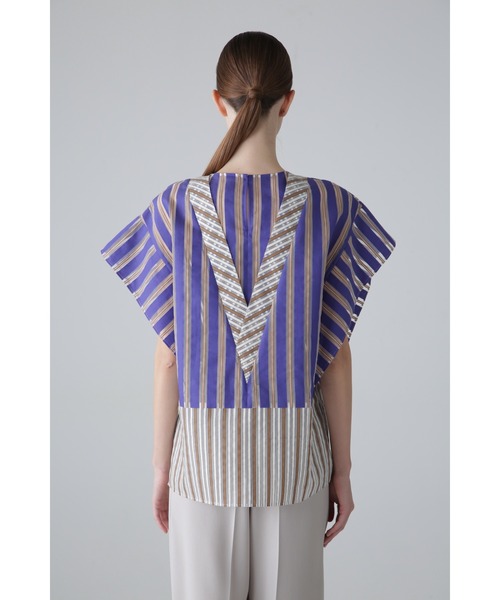 「ADORE」 半袖チュニック 38 ブルー レディース_画像8
