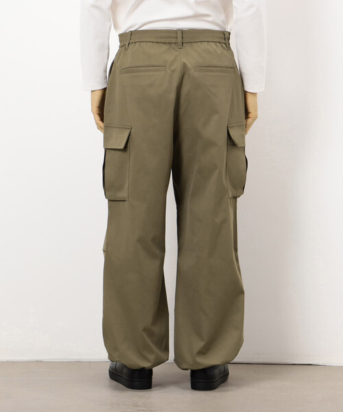 COMME CA ISM（コムサイズム） カーゴパンツ ポリエステルツイル