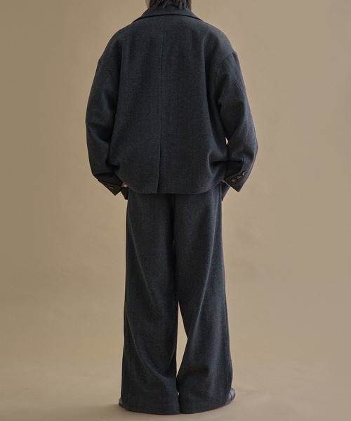 epnok ジャケット テーラードジャケット ヘリンボーンシングル