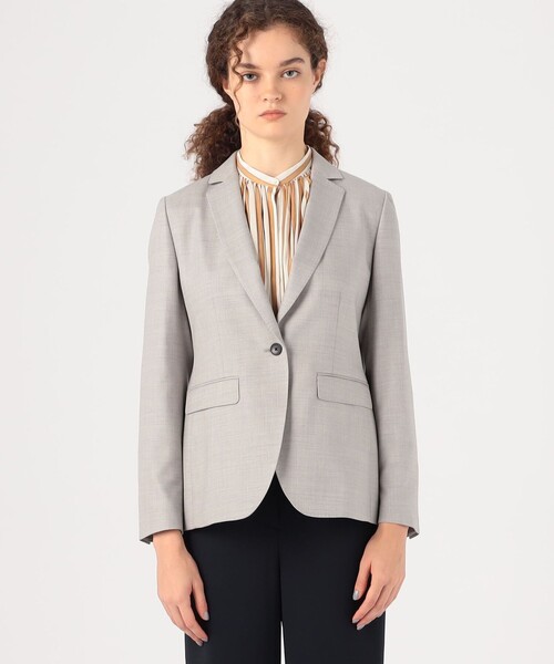 Tomorrowland collectionジャケットとパンツ36 TOMORROWLAND（トゥモローランド） テーラードジャケット 36 ブラック