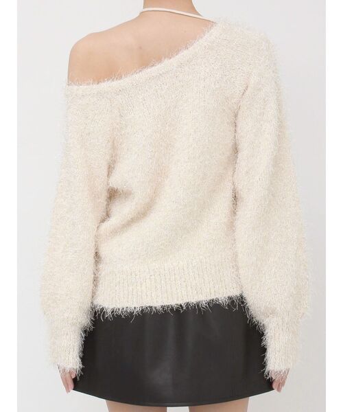 EATME（イートミー） ニット セーター ワンショルダーシャギーニット