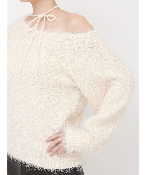 EATME（イートミー） ニット セーター ワンショルダーシャギーニット