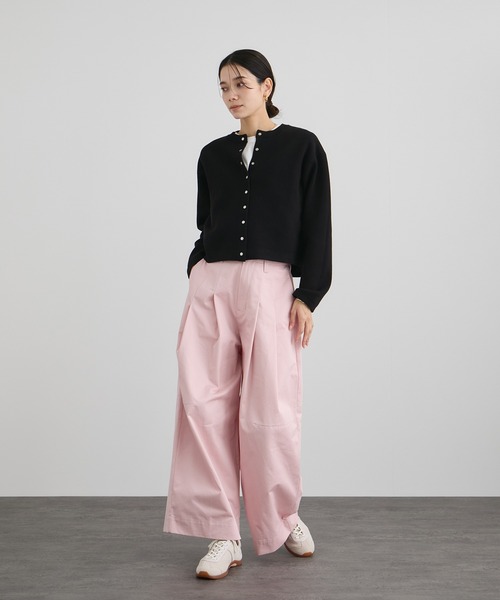 美品SALON adametropeカーディガン パールボタン限定品ボンディング SALON adam et rope'（サロン アダム エ ロペ）の「[ご好評につき追加