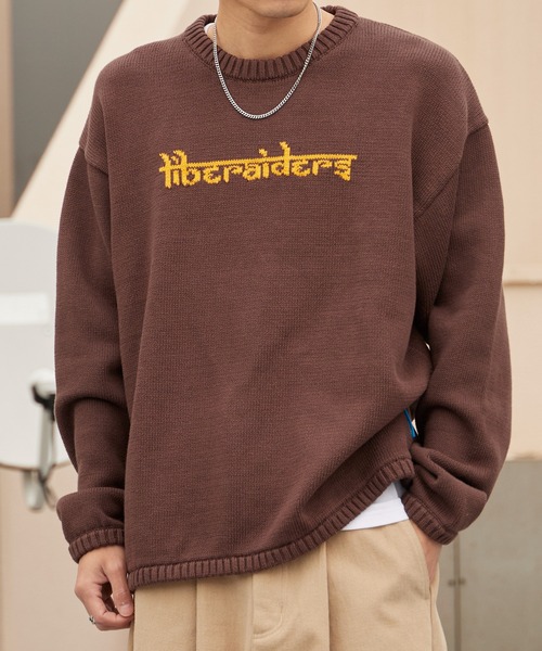Liberaiders（リベレイダース） セーター ニット WOVEN LOGO KNIT