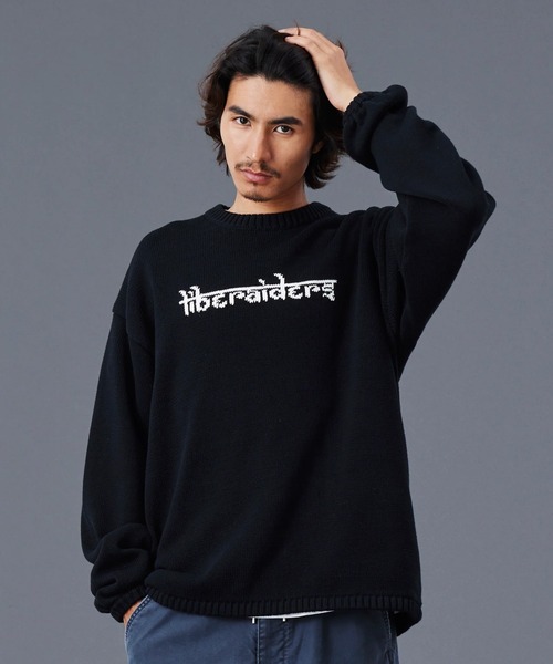 Liberaiders（リベレイダース） セーター ニット WOVEN LOGO KNIT