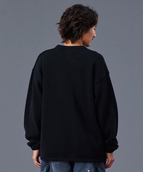 Liberaiders（リベレイダース） セーター ニット WOVEN LOGO KNIT