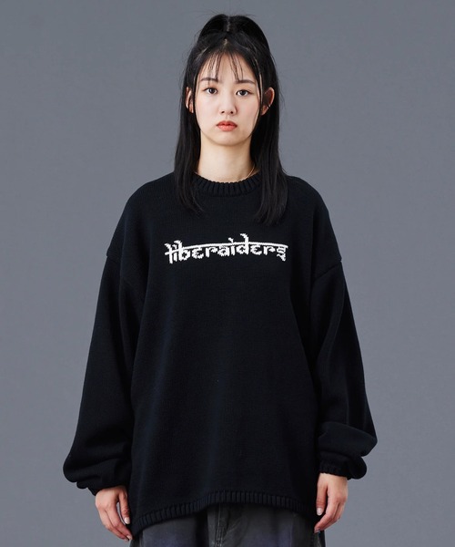 Liberaiders（リベレイダース） セーター ニット WOVEN LOGO KNIT