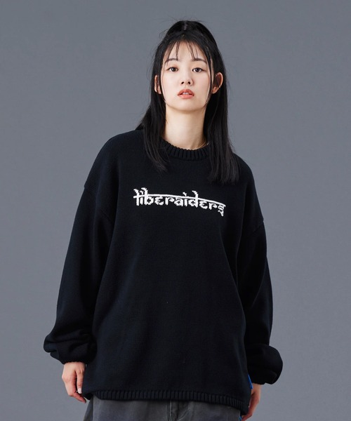 Liberaiders（リベレイダース） セーター ニット WOVEN LOGO KNIT