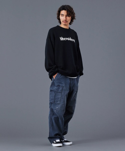 Liberaiders（リベレイダース） セーター ニット WOVEN LOGO KNIT