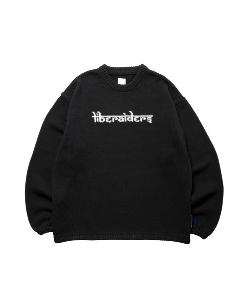Liberaiders（リベレイダース） セーター ニット WOVEN LOGO KNIT