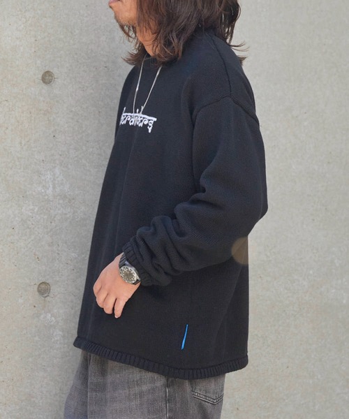 Liberaiders（リベレイダース） セーター ニット WOVEN LOGO KNIT