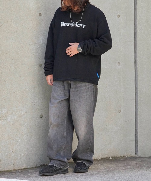 Liberaiders（リベレイダース） セーター ニット WOVEN LOGO KNIT