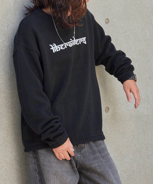 Liberaiders（リベレイダース） セーター ニット WOVEN LOGO KNIT