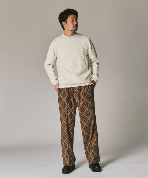 417 EDIFICE（フォーワンセブンエディフィス） スラックス PRINT