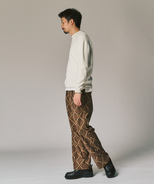 417 EDIFICE（フォーワンセブンエディフィス） スラックス PRINT