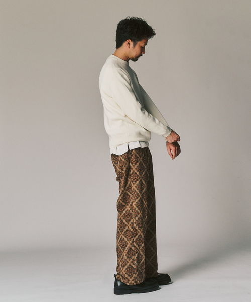 417 EDIFICE（フォーワンセブンエディフィス） スラックス PRINT