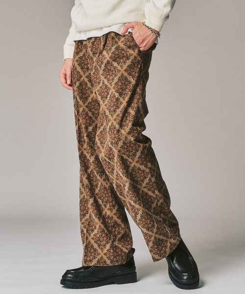 417 EDIFICE（フォーワンセブンエディフィス） スラックス PRINT