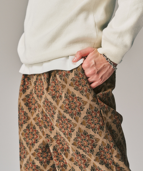 417 EDIFICE（フォーワンセブンエディフィス） スラックス PRINT